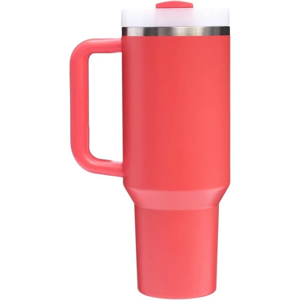 Stanley Quencher H2.0 40oz Tumbler Handle Straw Hot Coral Insulated Cup BPA-Free - Picture 3 of 12